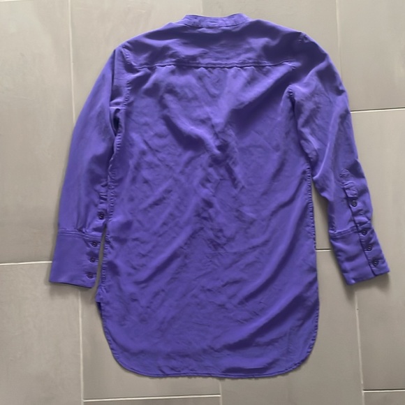 Equipment, silk purple, top/blouse - Picture 10 of 16